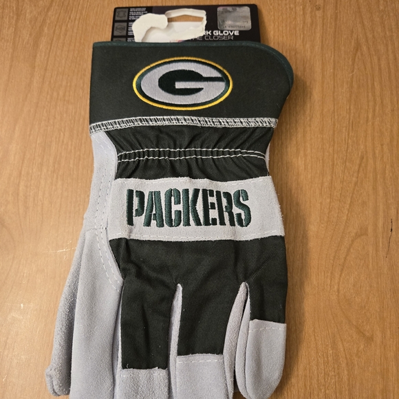 NFL Other - NFL‎ Green Bay Packers Black and Gray Gloves